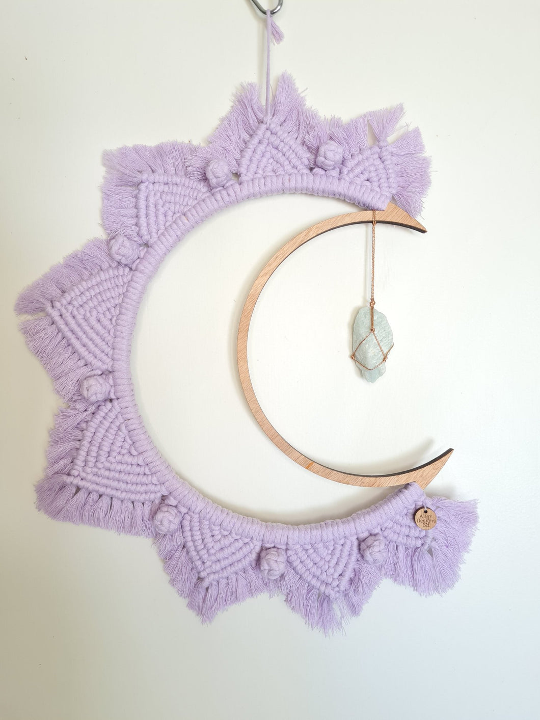 Crescent Moon in Lilac